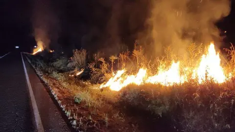 Incendio Venialbo. Imagen Infocyl