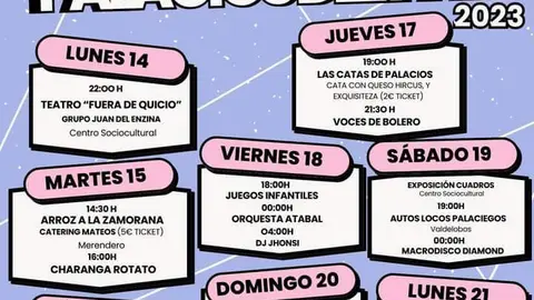 fiestas Palacios del Pan