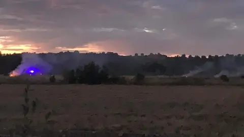 Incendio zona Valverde