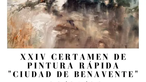 Cartel XXIV Certamen de Pintura Rápida