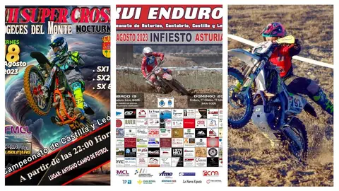 Cartel de las pruebas de los pilotos zamoranos este fin de semana