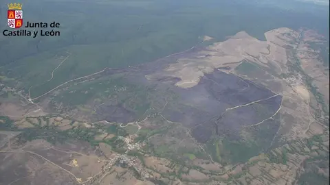 incendio de León. Imagen Naturaleza CyL. Imagen de archivo