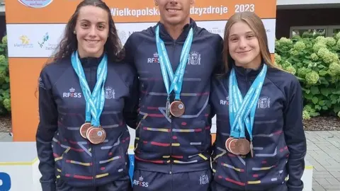 Lucía Zorrilla, Marcos Antón y Yael Mantecón