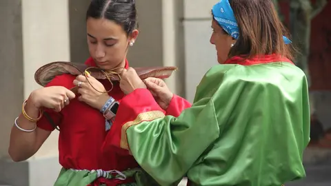 Los Gigantes y Gigantillas de la Ciudad de Zamora pasean por el centro de la ciudad dentro del Festival de Folklore Zamora 2023_3