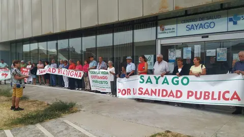 104 96 protesta de la Plataforma en Defensa de la Sanidad Pública de Sayago. Fotografía: CEDIDA