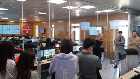 Visita a las instalaciones del 112