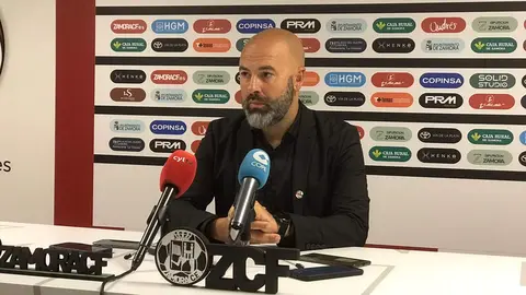 David Movilla en el  post partido