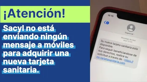 SACYL alerta de un intento de fraude