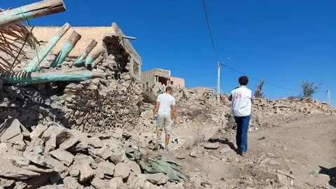 Fotografía de lo efectos del terremoto en Marruecos. Imagen: MSF