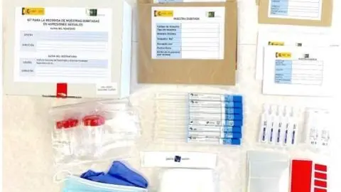 kits de toma de muestras para  análisis toxicológico