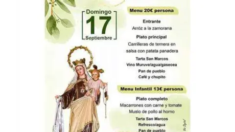 Comida Hermandad Virgen del Carmen de Tábara