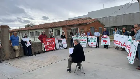 Manifestación sanidad en Sayago