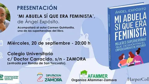 Cartel presentación mi abuela si que era feminista