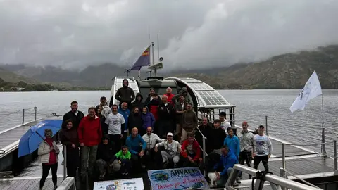 Recogida de residuos en el Lago de Sanabria
