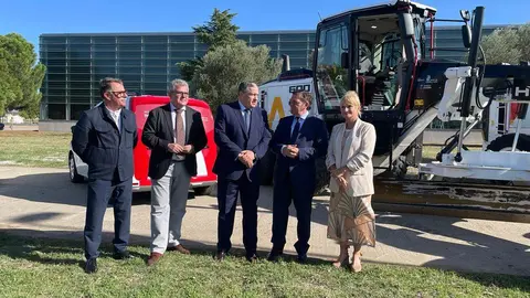 Entrega nueva maquinaria para la Diputación de Zamora