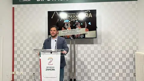 presentación desfile máscaras