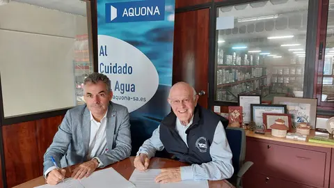 Aquona y banco de alimentos
