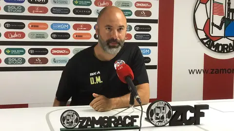 David Movilla en la previa del duelo que mide a Zamora y Coruxo