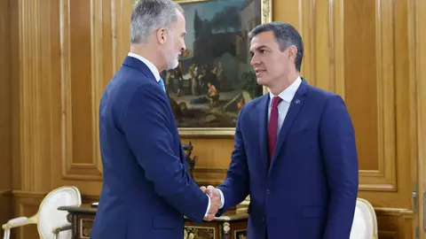 El rey Felipe VI y Pedro Sánchez. Fotografía: Casa Real