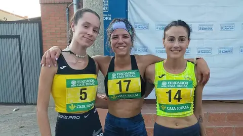 Elisa Vara en la Carrera de la II Vendimia de Moraleja del Vino