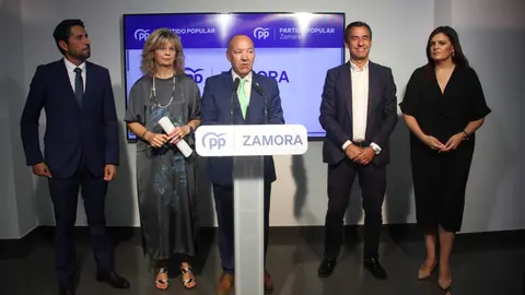 Los parlamentarios del Partido Popular de Zamora en el Congreso de los Diputados y en el Senado