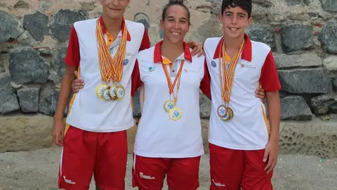 Guillermo Revilla, Carolina Ganado y Diego Palazuelo