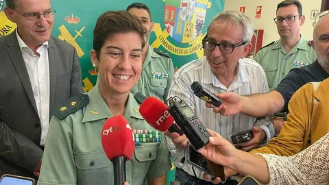 María Jesús Pascual, teniente coronel de la GC en Cuenca