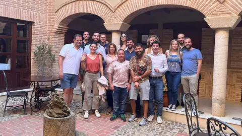 Socios de La Santa Merienda en Villalpando