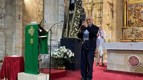 Homenaje a José María Calvo en la iglesia de San Vicente. Fotografía: Diócesis de Zamora