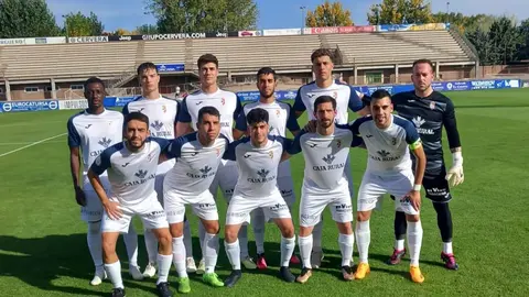 Once inicial del Villaralbo frente al Ávila