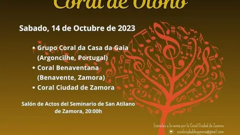 Cartel Coral de Otoño