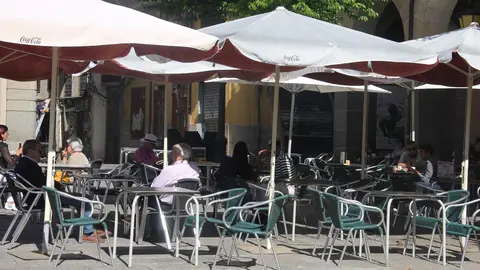 Terrazas en la Plaza Mayor de Zamora_2