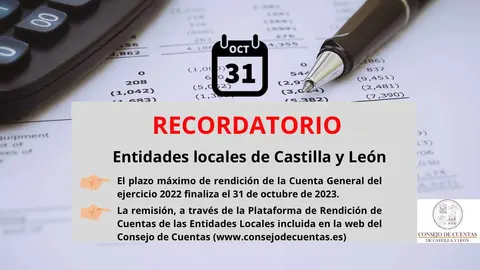 Recordatorio a las entidades locales