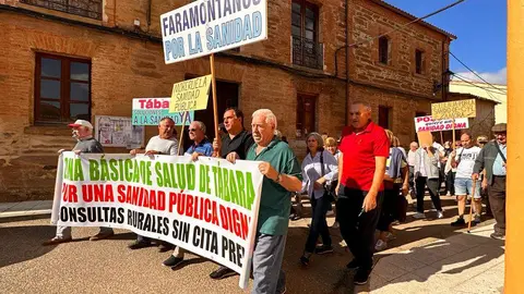 Última protesta de la Plataforma por una Sanidad Pública Digna de la Zona Básica de Salud de Tábara