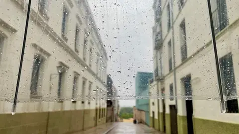 Lluvia en Zamora