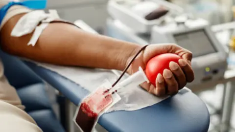 Donación de sangre. Fotografía de archivo