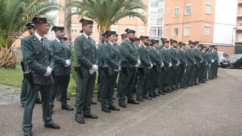 54 agentes de la Guardia Civil que toman posesión de su plaza en la Comandancia de Zamora