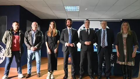 El vicepresidente de la Junta, Juan García Gallardo, durante la clausura de las II Jornadas Maternidad y Deporte