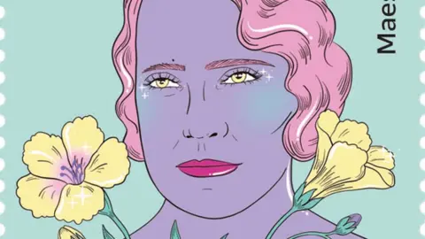 Sello dedicado a Justa Freire