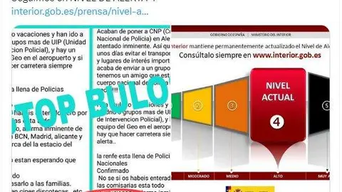 Bulo alerta terrorista