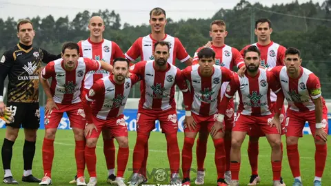 Once del Zamora CF frente al Deportivo Fabril. Imagen de archivo