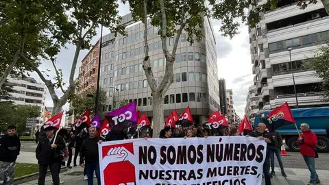CGT se manifiesta en Zamora contra la siniestralidad laboral