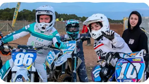 Ainhoa Maibeche y Lola De La Fuente Campeona y Subcampeona de Castilla y León de MX Femenino