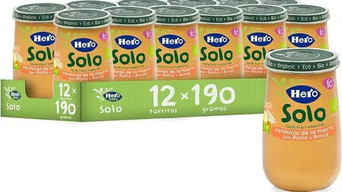 Solo verduras de la huerta con pollo y arroz 100% Eco
