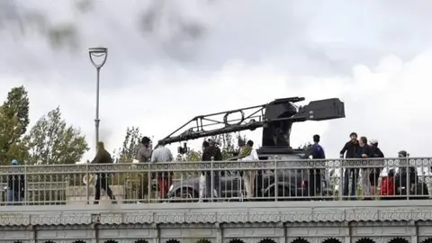 Salamanca rodaje largometraje indio. Fotografía: Salamanca RTV Al Día