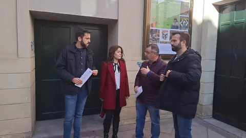 PSOE Zamora. David Gago, JI Martín Benito, Javier García y Sara de la Higuera