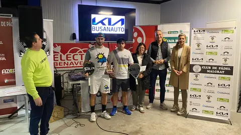 entrega de premios padel Benavente