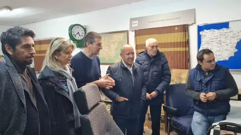 encuentro con miembros de la Asociación Ferroviaria Zamorana