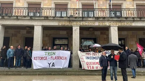 Concentración en Zamora por la apertura de la Vía de la Plata