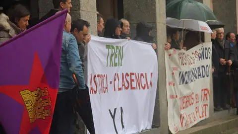 Manifestación por la reapertura del tren Vía de la Plata_9